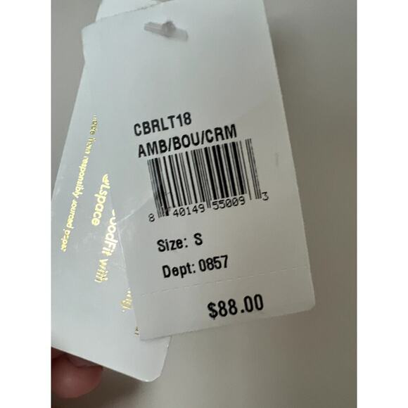 L*Space Anthropologie Striped Bikini Top NWT size small - Picture 3 of 4